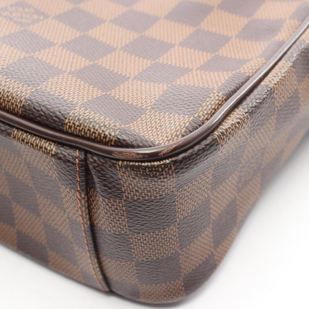 LOUIS VUITTON Authentic Brown Damier Leather Shoulder Bag - Picture 10 of 13